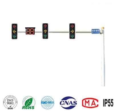 单悬臂八角交通灯红绿灯杆件