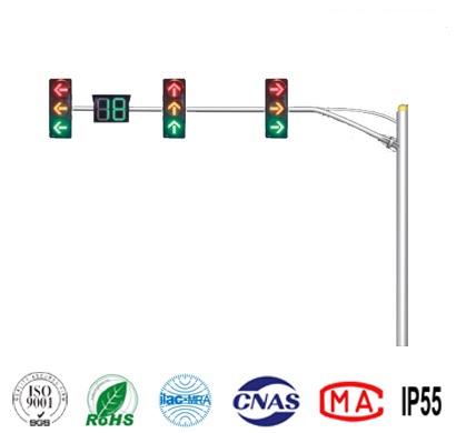 雁尾式交通灯红绿灯杆件